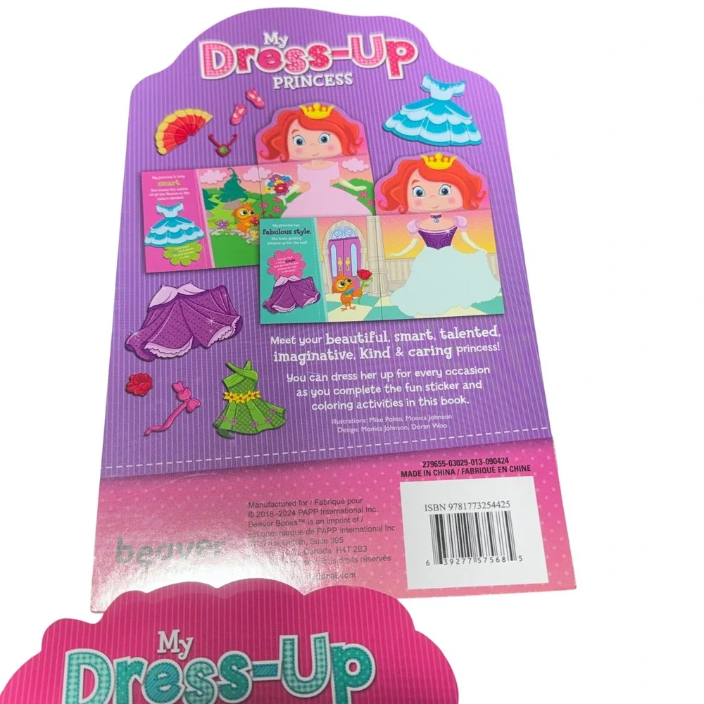 My Dress-Up Sticker Activity Books 4 Pack Multicolor‎ Ages 3+ Never Used